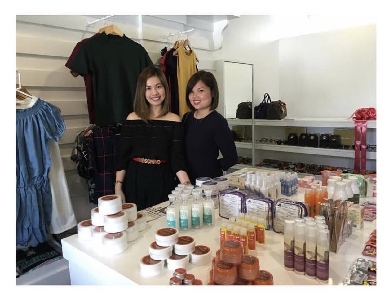 Ms. Bea Siy and Ms. Anne Manarang at the original Pure Vanity store in 2016