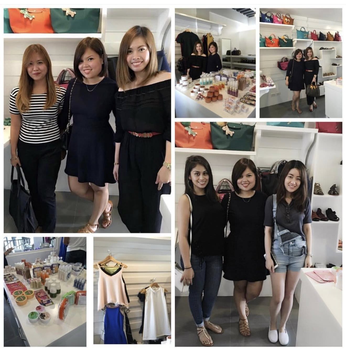Pure Vanity team and customers at the early store